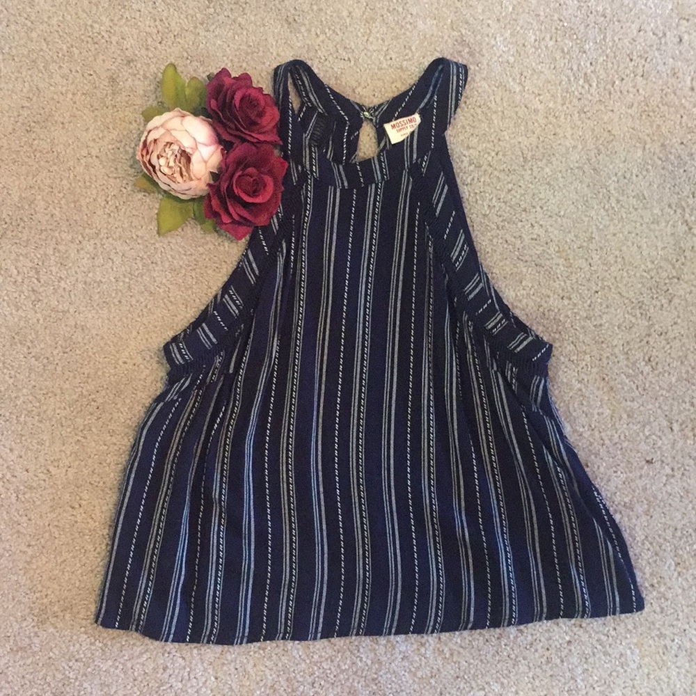 Navy Blue Tank Top